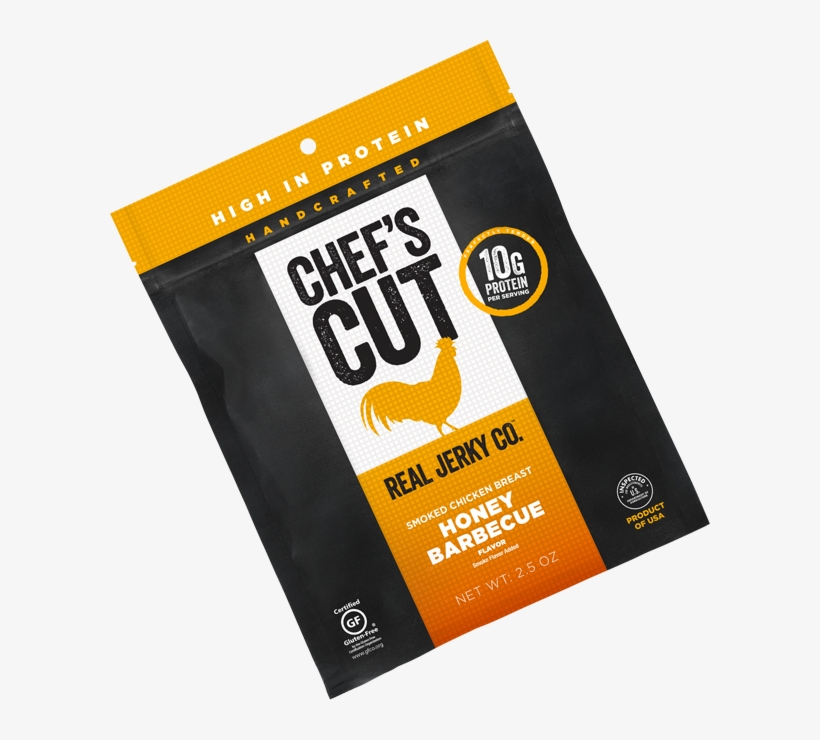 Real Chicken Jerky - Chef's Cut Honey Barbecue Real Chicken Jerky, 2.5oz, transparent png download