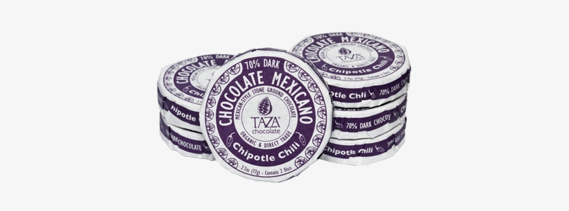 Chipotle Chili Chocolate Mexicano - Taza Chocolate - Organic 50 Stone Ground Dark Chocolate, transparent png download