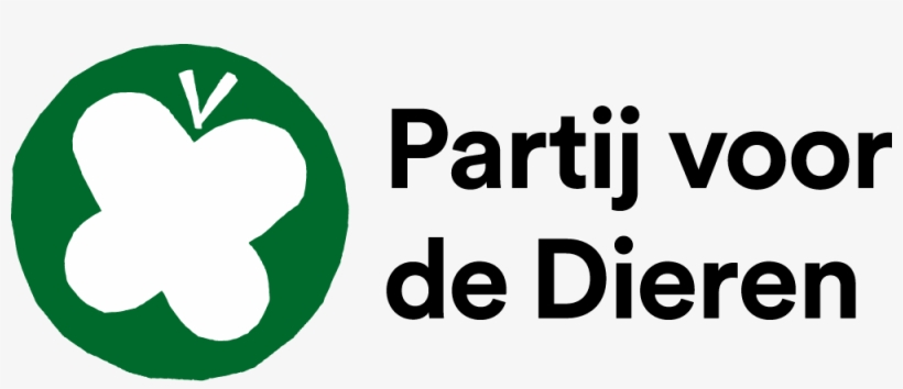 New Logo For Partij Voor De Dieren By Thonik - Party For The Animals, transparent png download