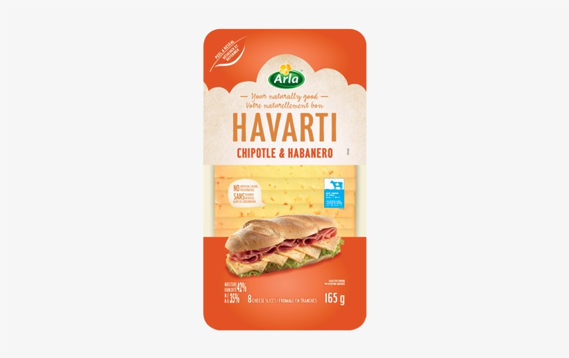 Slices Chipotle & Habanero 165 G - Arla Foods, transparent png download