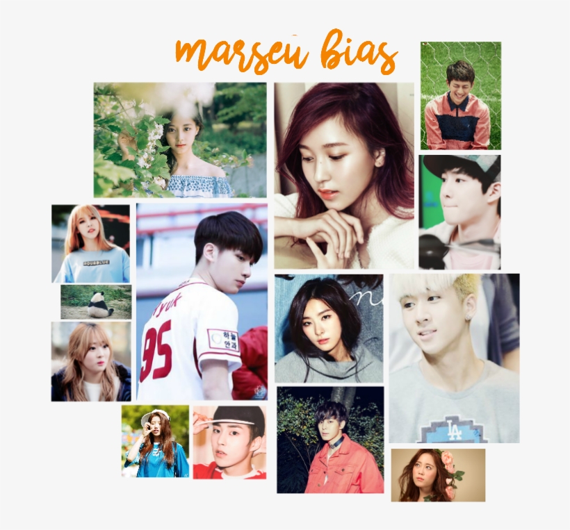 Tzuyu - Mina - Yunhyeong - Suho - Ravi - Seulgi - Hyuk - Collage, transparent png download