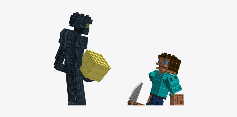 Bad Day Bad Day Bad Day R - Minecraft Lego Enderman, transparent png download