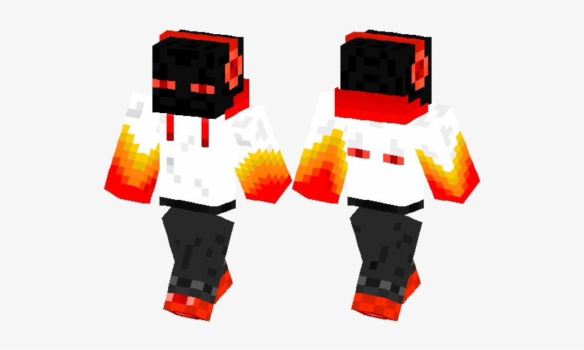Download Red Enderman Minecraft Skin | Transparent PNG Download | SeekPNG