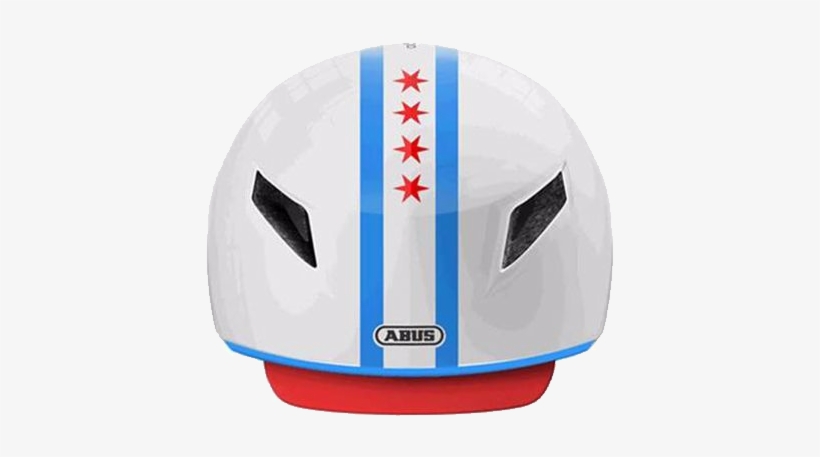 Abus Limited Edition Yadd-i Chicago Flag Helmet - Chicago Bears Chicago Flag, transparent png download