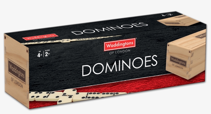 Dominoes - Share - - Waddingtons Of London Dominoes (in Wooden Box), transparent png download