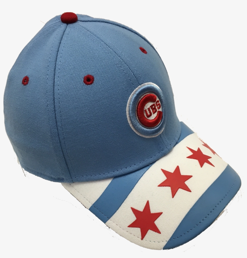Chicago Cubs Chicago Flag Wrapped 39thirty Flex Fit - Pomelo, transparent png download