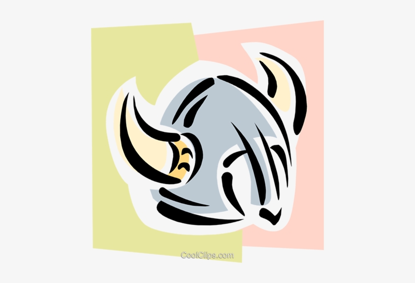 Viking Helmet Royalty Free Vector Clip Art Illustration - Viking Nordway, transparent png download