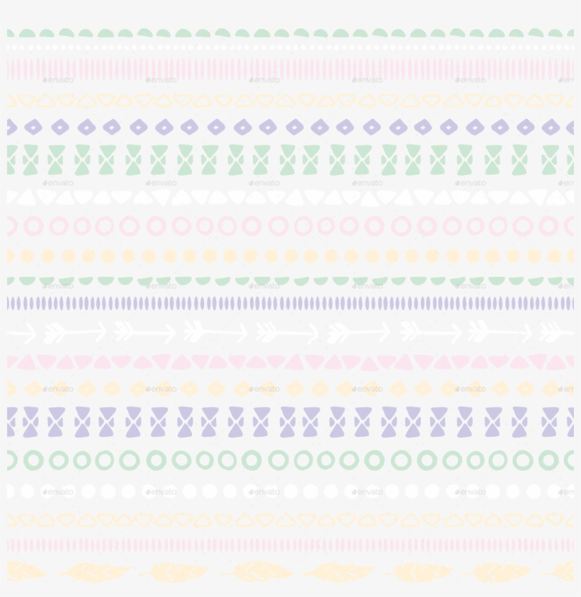 Cat Vector Illustration Tribal Pattern 3 - Pattern, transparent png download
