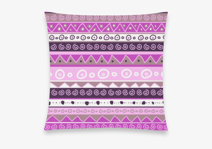Lavender Tribal Pattern New Pillow Case Pillow Inner - Paisley, transparent png download