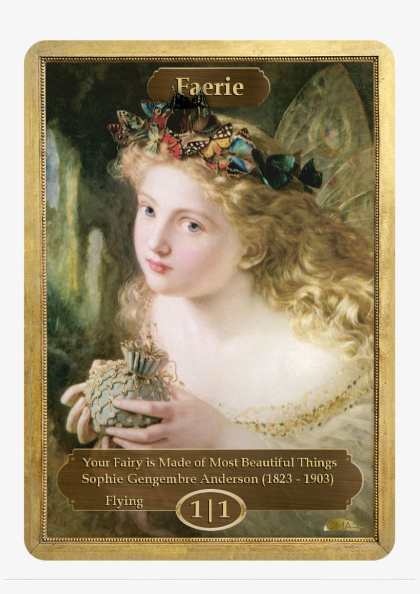 Faerie Token By Sophie Gengembre Anderson - Take The Fair Face Of Woman Sophie Anderson, transparent png download