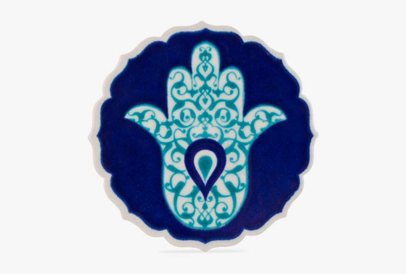 Tribal Home Hand Navy Coaster - Emblem, transparent png download