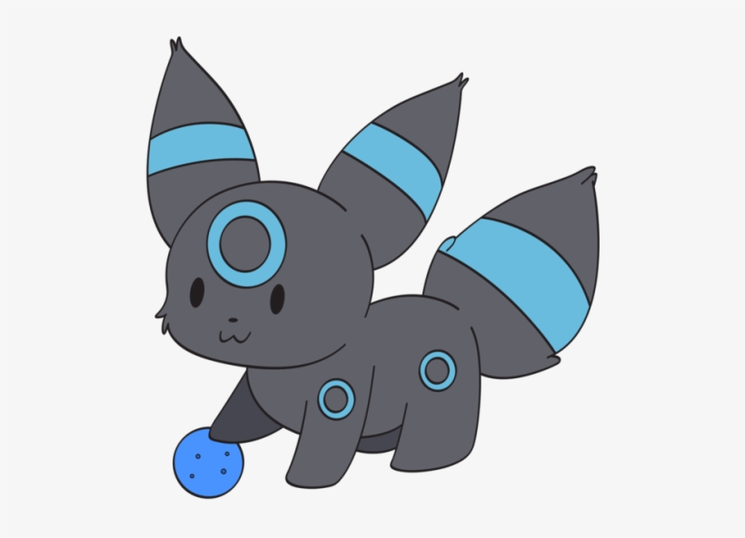 Umbreon Shiny Chibi Png Png Image Transparent Png Free Download On Seekpng