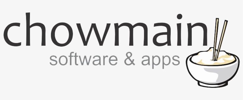 Chowmain Logo - Black-and-white, transparent png download