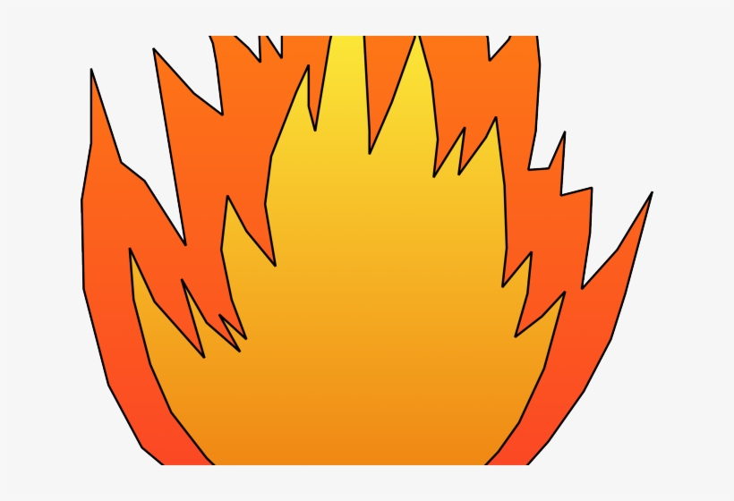 Flames Clipart Car Template - Clipart Pictures Of A Fire, transparent png download