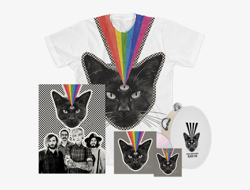 Product Image - - Never Shout Never Black Cat Vinyl Record, transparent png download