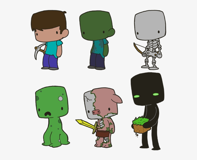 Night And Nether Booster Pack This Pack Includes Steve, - Minecraft Fan Art Cute, transparent png download