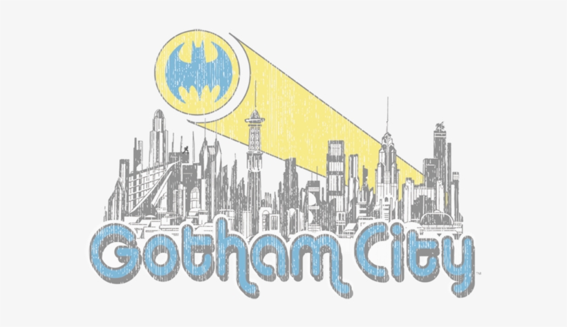 Youth: Batman-gotham City Distressed, transparent png download