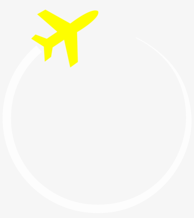 Plane Flight Tracker - Circle, transparent png download