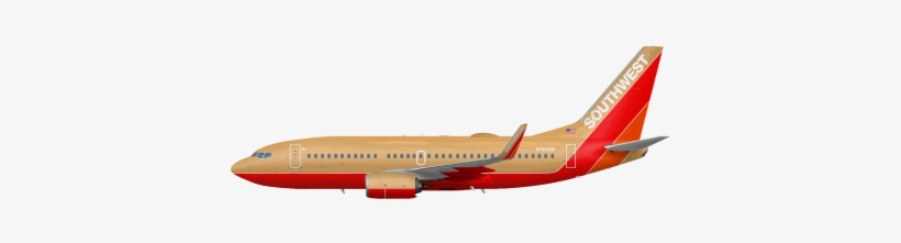 Southwest Airlines Boeing 737 - Southwest Airlines Desert Colors, transparent png download