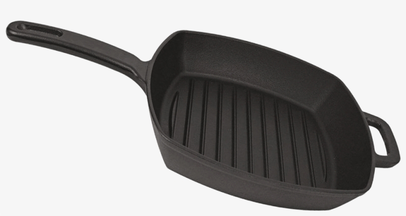 Square Cast Iron Skillet - Cast Iron Skillet, transparent png download
