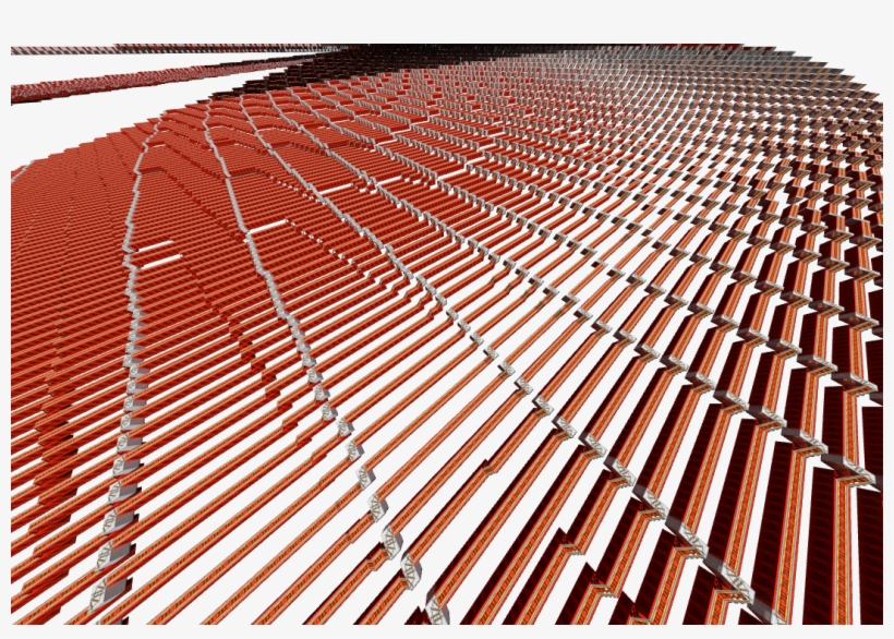 Mega Minecraft Minecart Coaster - Wood, transparent png download