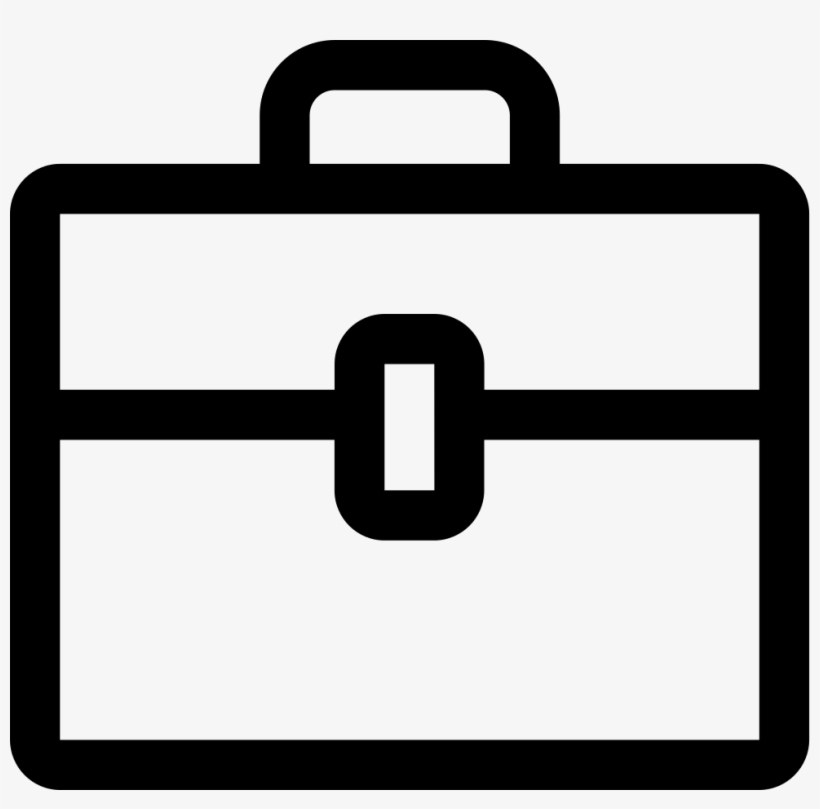 Briefcase Comments - Outline Of A Toolbox, transparent png download