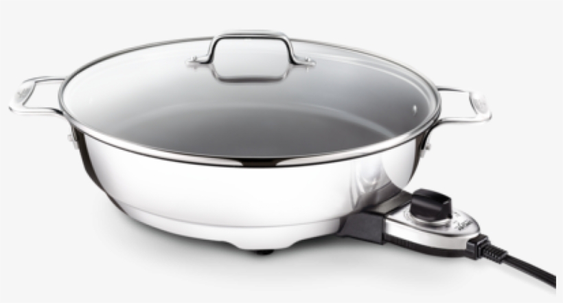 All Clad 7 Qt Electric Non Stick Skillet - All Clad Electric Pan, transparent png download