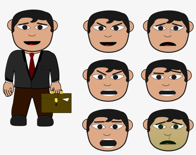 Cartoon Computer Icons Drawing Avatar Video - Salary Man Clipart, transparent png download