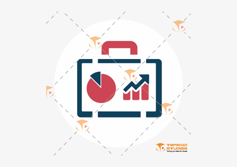 Economy Briefcase Icon - Circle, transparent png download