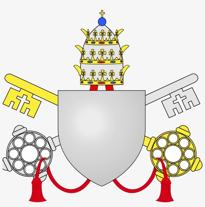 Template For Papal Coat Of Arms - Coat Of Arms Of Pope, transparent png download