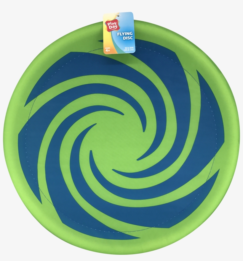 Play Day Big Jumbo Flying Disc, 16" Kaleidoscopic Blue - Play Day Big Jumbo Flying Disc, transparent png download