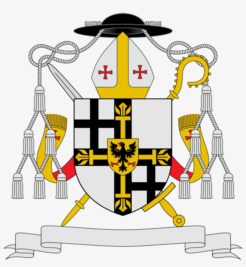 Related Blank Coat Of Arms Template Shields For Coat - Stemma Ordine Teutonico, transparent png download