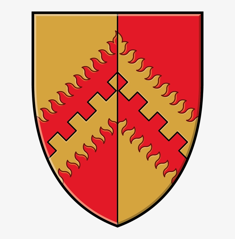 Transparent Shield Coat Arm - Flame Coat Of Arms, transparent png download