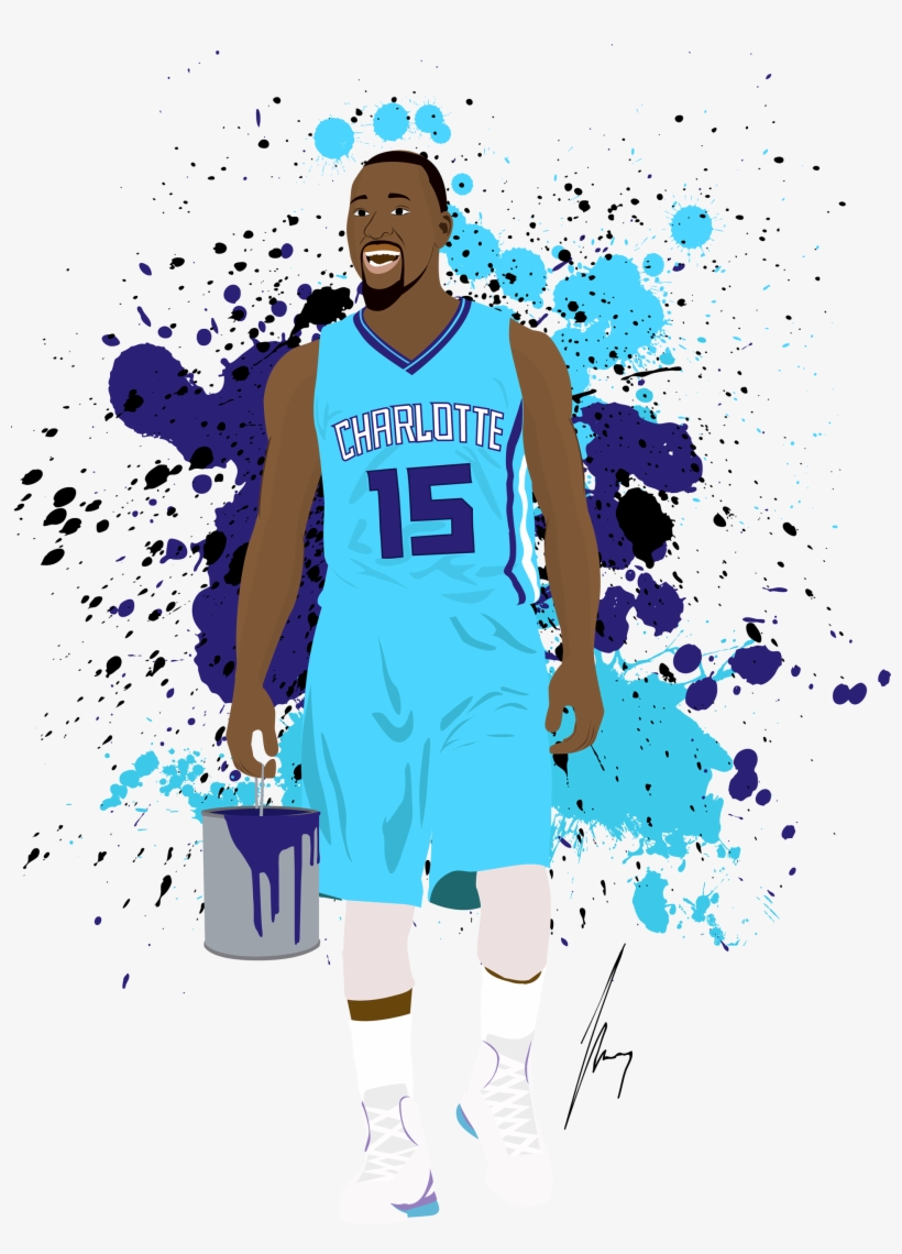 Kemba Walker Paint Splatter Illustration - Graphic Designer Kemba Walker, transparent png download