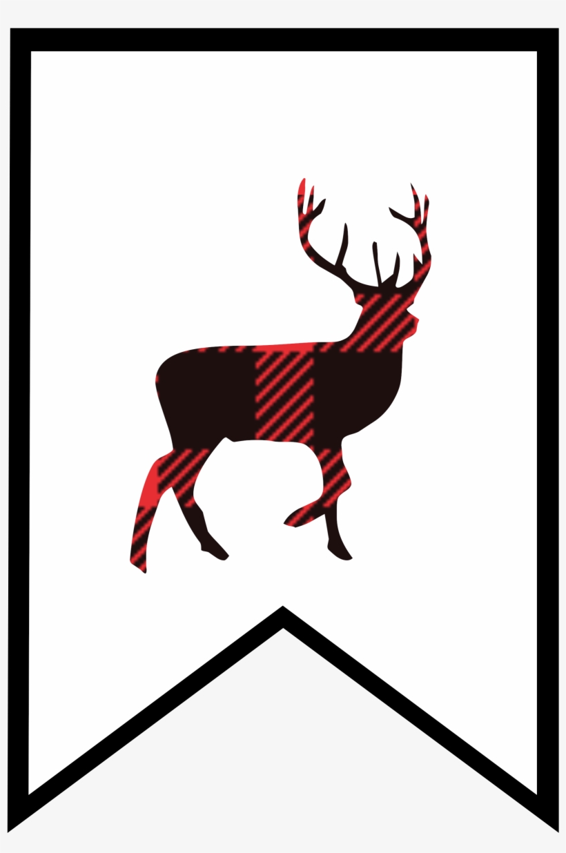Plaid Clipart Deer - Buffalo Plaid Letter, transparent png download