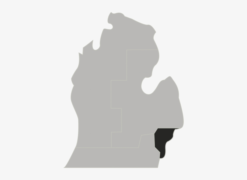About Great Lakes Fsc - Map Of Michigan Silhouette, transparent png download