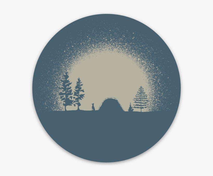 Camp Vibes Sticker - Sticker, transparent png download