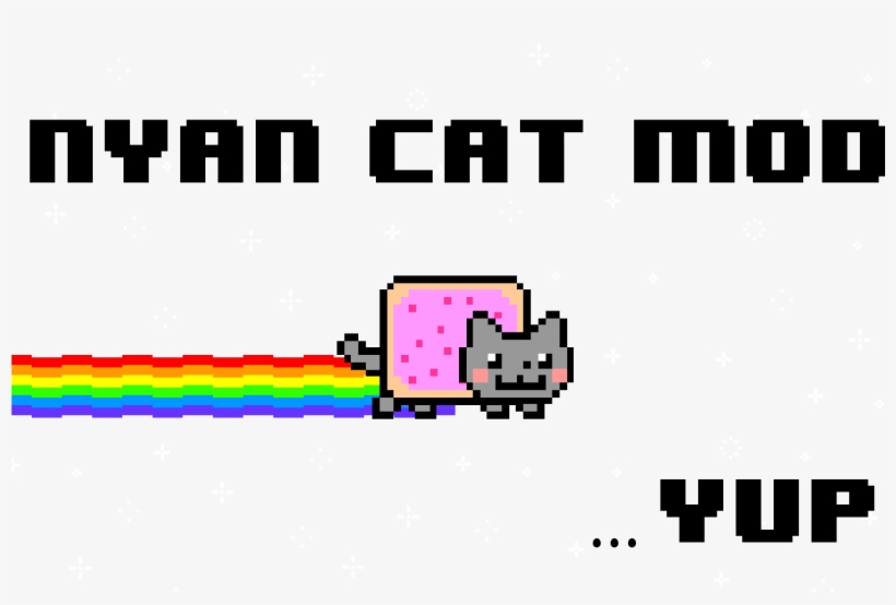 1] Nyan Cat - Nyan Cat Logo Png, transparent png download