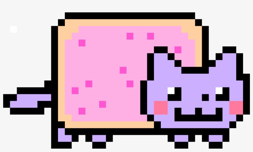 Nyan - Pixel Nyan Cat Png, transparent png download