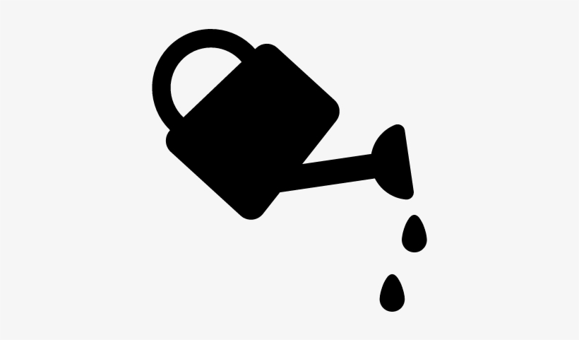 Free Water Drop Vector Png - Watering Can Icon Png, transparent png download