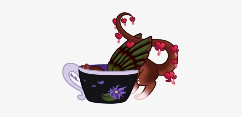 I Felt It Would Suit This Dragon's Personality Due - Cartoon, transparent png download