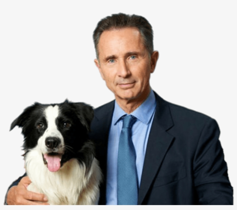 Thierry Lhermitte With Dog Png - Thierry Lhermitte, transparent png download