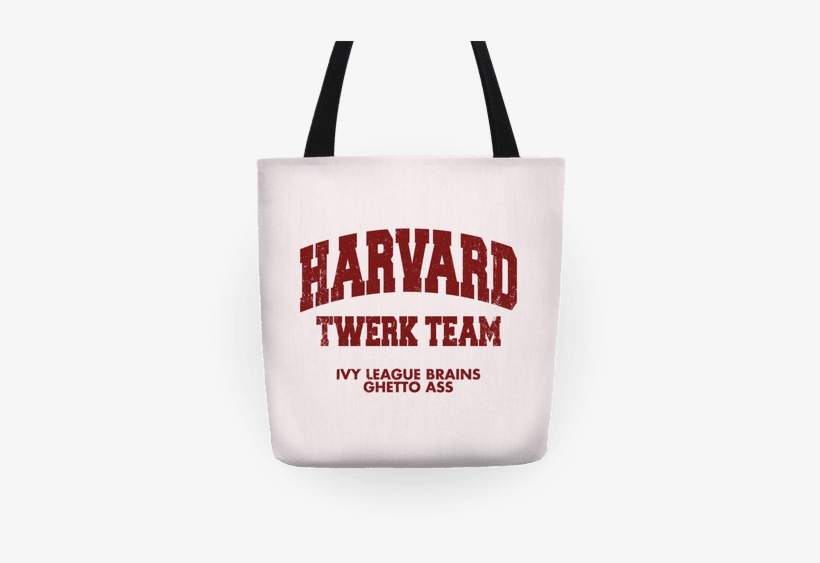 Harvard Twerk Team Tote - Harvard Twerk Team Tote Bag: Funny Tote Bag From Lookhuman., transparent png download