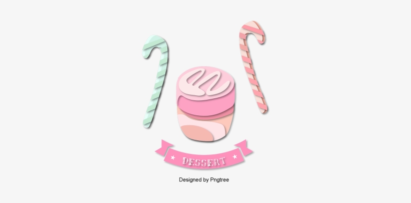 Beautiful Cartoon Lovely Hand-painted Dessert Cake - Pudding, transparent png download