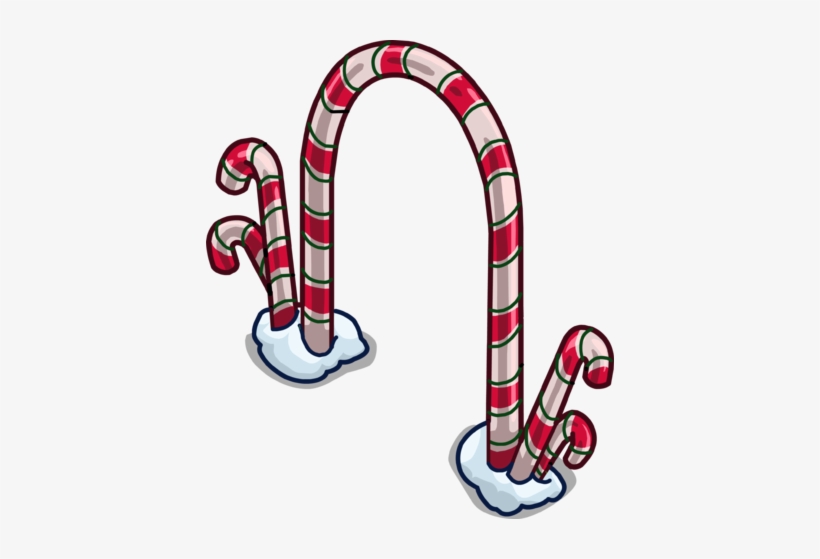 Candy Cane Arch Sprite 001 - Wiki, transparent png download