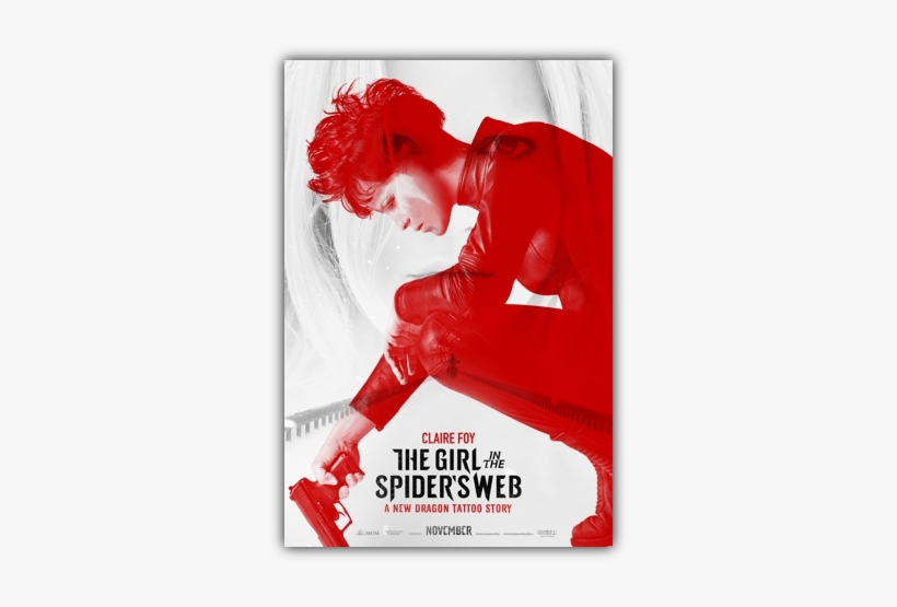 Pg-13 For Some Thematic Content Involving Peril, And - Girl In The Spider's Web Poster, transparent png download