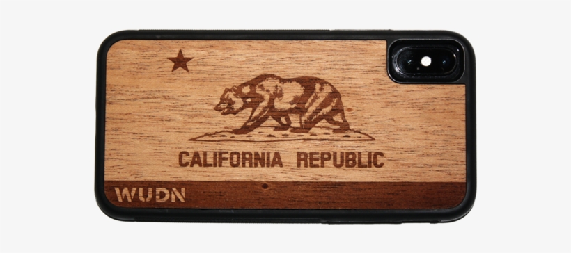 California Republic Wood Phone Case For Iphone And - California Flag Black And Grey Postcards (package, transparent png download
