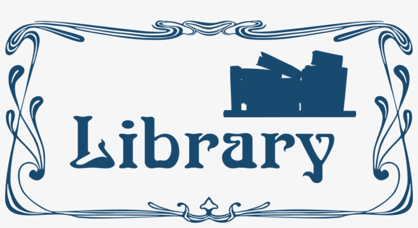 How To Set Use Library Door Sign Clipart, transparent png download