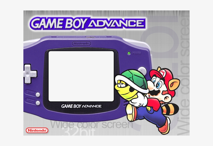 Layout Gba Euro Hardcade Default Theme - Nintendo Game Boy Advance - Glacier, transparent png download