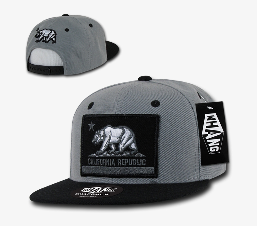 This Button Opens A Dialog That Displays Additional - Whang California Republic Cali Flag Snapbacks Hat Hats, transparent png download